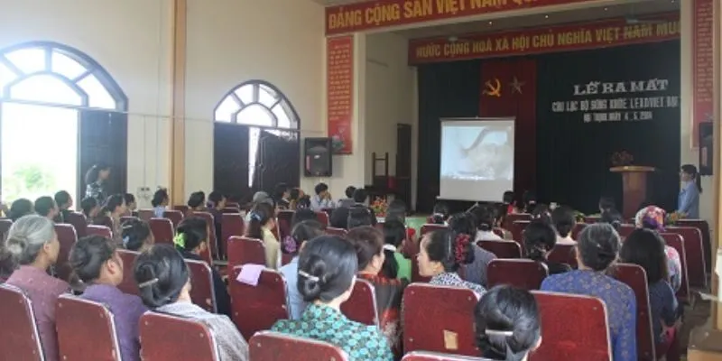 Lễ ra mắt câu lạc bộ Sống Khỏe LeadViet Đại Thịnh