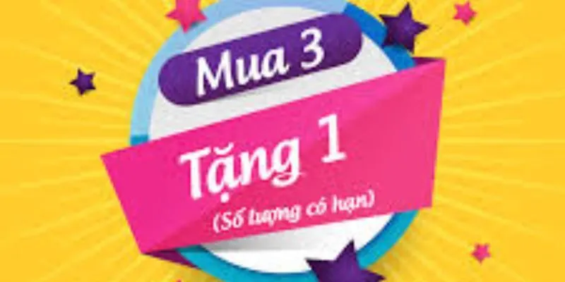 mua 3 tặng 1